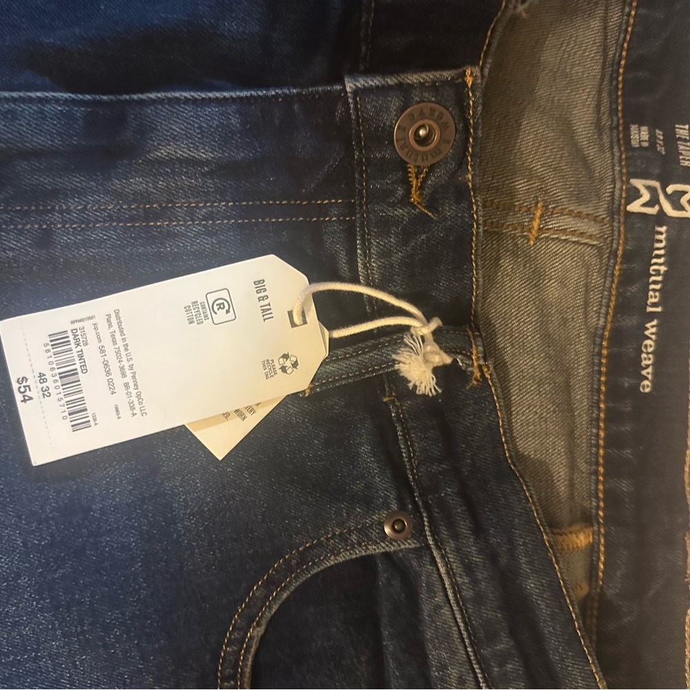 JCPenney Men's Relaxed Fit Jeans in Dark Blue